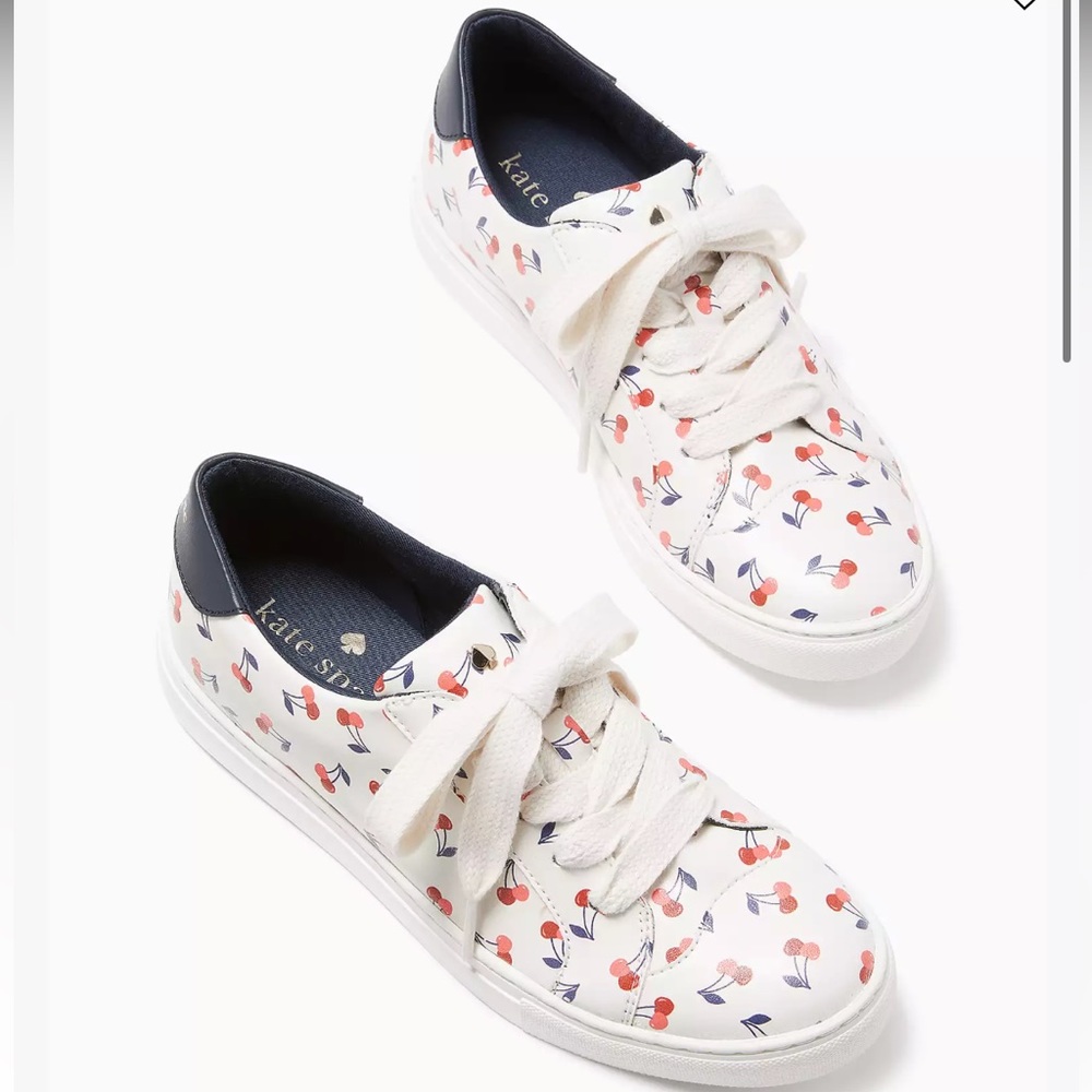kate spade athena dancing cherries sneakers 🍒 - Picture 1 of 4